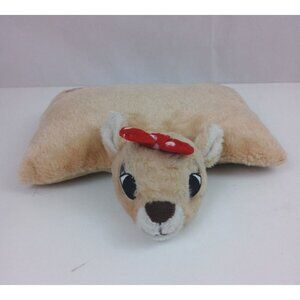Rudolph The Red Nosed Reindeer 50'th Anniersary Clarice Pillow Pet Plush 11"x14"
